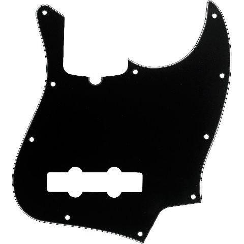 フェンダー ピックガード USA 純正パーツ Fender Pickguard Standard Jazz Bass 10 Holes Black Ply 9913｜worldmusic