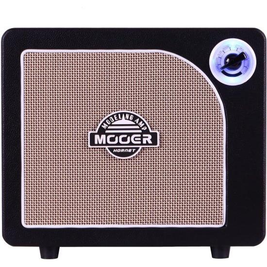 MOOER ギターアンプ, Practice コンボ アンプ 15W for エレクトリック ギター and ベース, Small Desktop with Bluetooth, Aux in/Out- Hornet Black｜worldmusic