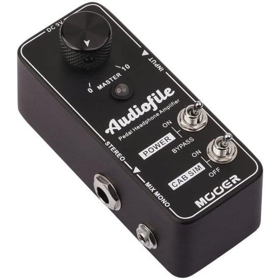 MOOER Audiofile ペダル ヘッドホン アンプ アナログ， Buffer/Clean Boost Effect MOOER アンプ Audiofile ペダル ヘッドホン アナログ， Buffer/Clean Boost Effect