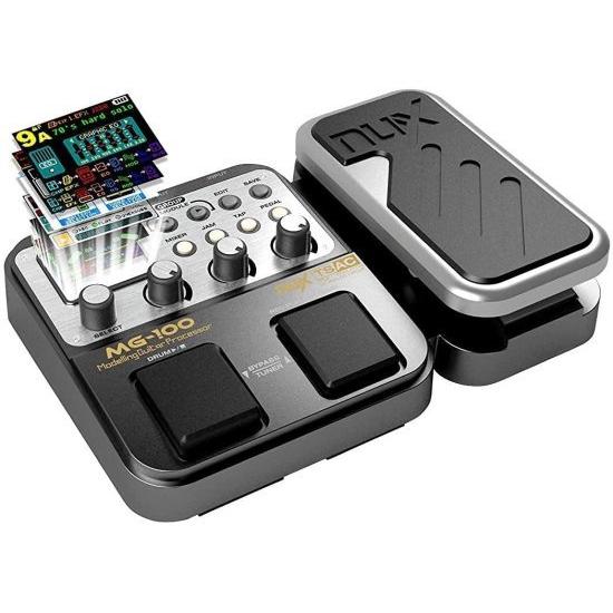 MG-100 Professional マルチエフェクトペダル プロセッサー Musical Instrument Parts 40s Record 55 Effect Mode 10 Sound Di Box エレクトリック ギター a