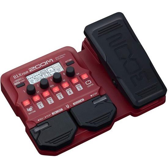 Zoom B1X FOUR ベース マルチエフェクツ プロセッサー with Expression ペダル, With 70+ Built-in エフェクツ, アンプ モデリング, ルーパー, Rhythm Secti_2