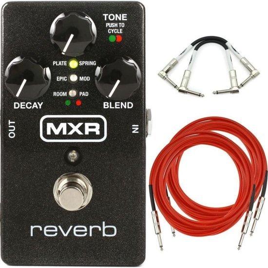 ★★送料無料★★MXR M300 Reverb アナログ ギター エフェクトペダル + ケーブル