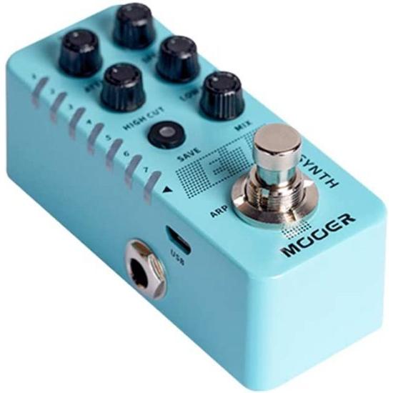 MOOER New マイクロ シリーズ Mini ギター エフェクトペダル Reverb ディレイ Synth ルーパー from classic tones to experimental tones (E7 Synth)_3