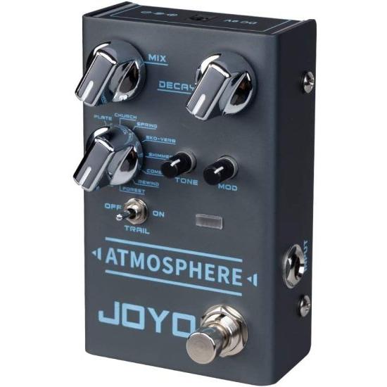 JOYO Reverb ペダル 9 Digital Reverb Types with Modulation and Trail Function for エレクトリック ギター Effect (Atmosphere R-14)
