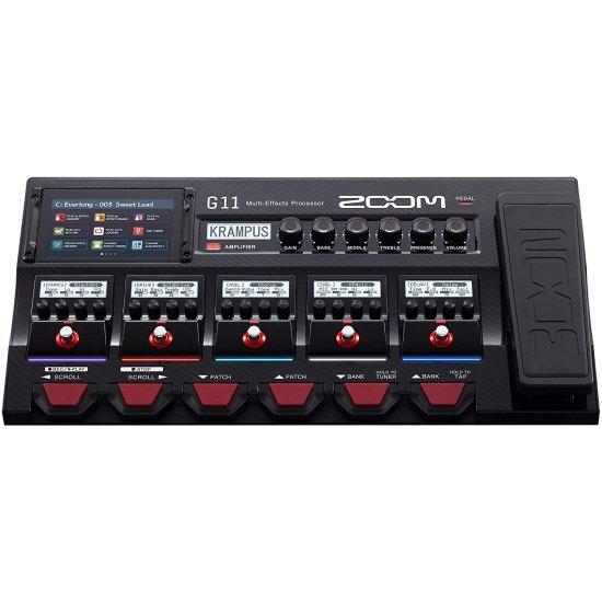 Zoom G11 ギター マルチエフェクツ プロセッサー with Expression ペダル， with Touchscreen Interface， 100+ Built in エフェクツ， アンプ モデリング， IR，