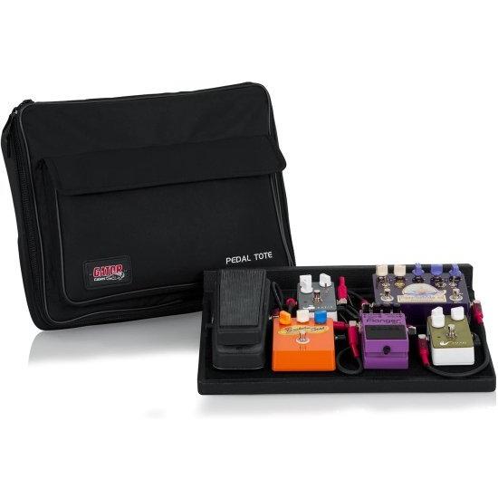 Gator Cases ギター エフェクトペダル Board with Tote Bag， Velcro Surface， and G-BUS マルチOutput パワーサプライ; スタンダード Size: 16.5