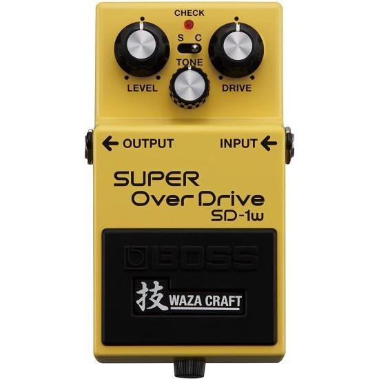 BOSS SD-1w オーバードライブペダル BOSS WAZA Craft Super オーバードライブ ギター ペダル (SD-1W