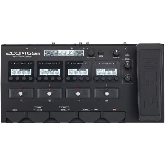 Zoom G5n ギター マルチエフェクツ プロセッサー with Expression ペダル， with 100+ Built in エフェクツ， アンプ モデリング， ステレオ エフェクツ， ルー