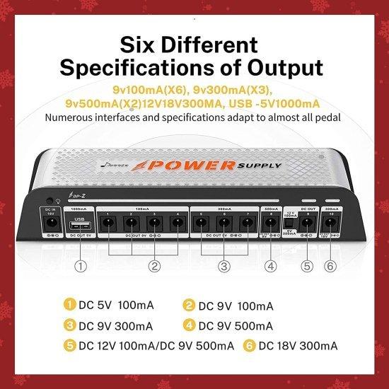 Donner DB-S200 ギター エフェクトペダル Board with DP-Z 9V ギター ペダル パワーサプライ_6