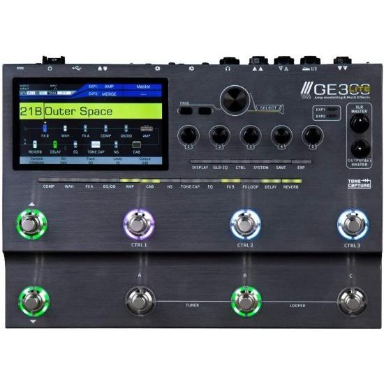 MOOER GE300 Lite Guirar アンプ モデリング マルチ エフェクトs プロセッサー, FX LOOP, Cab Sim, IR Loader, Tone Capture, Full Complement of Classic a