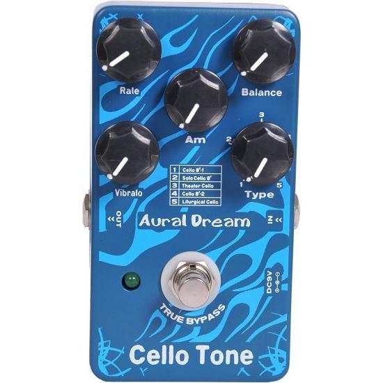 Aural Dream Cello Tone Synthesizer ギター エフェクトペダル includes Cello 8'，Theater Cello，Solo Cello 8' and Liturgical Cello with Vibrato module，