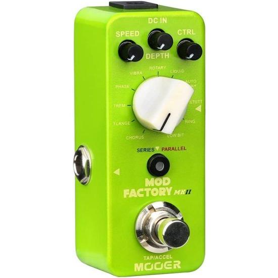 MOOER MOD Factory MKII with 11 Different Modulation エフェクツ, コーラス, Flange, トレモロ, Phase, Low-bit, Ring Modulator, Real-time Tap Tempo, A_1