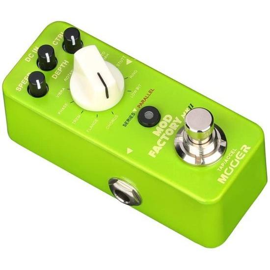 MOOER MOD Factory MKII with 11 Different Modulation エフェクツ, コーラス, Flange, トレモロ, Phase, Low-bit, Ring Modulator, Real-time Tap Tempo, A_2