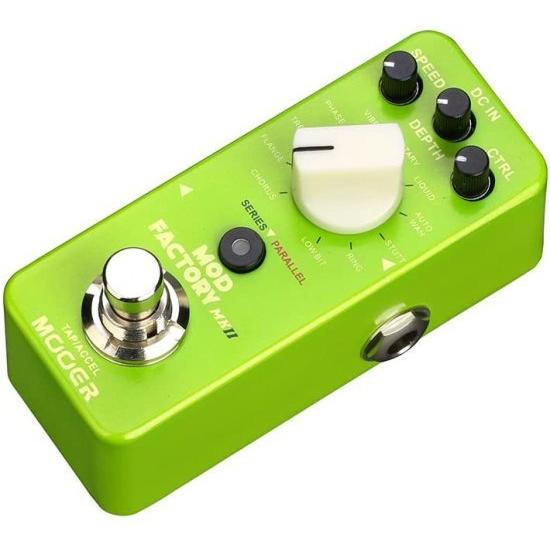 MOOER MOD Factory MKII with 11 Different Modulation エフェクツ, コーラス, Flange, トレモロ, Phase, Low-bit, Ring Modulator, Real-time Tap Tempo, A_3