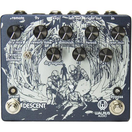 Walrus Audio Descent Reverb/Octave Machine ギター エフェクトペダル
