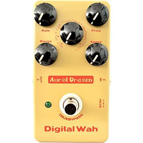Aural Dream Digital ワウ ギター エフェクトペダル with 8 オートワウ modes including Multiple ワウ エフェクツ with large dynamic adjustment，トゥルー
