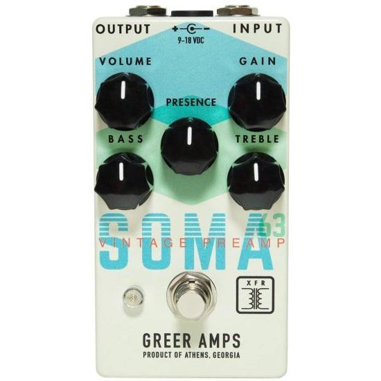 Greer アンプ SOMA '63 Vintage プリアンプ ギター Effect