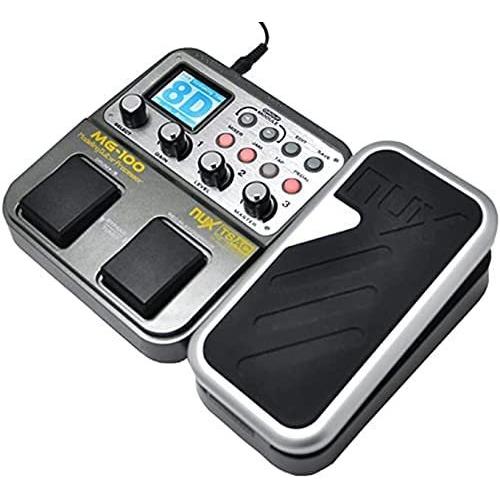 Briskdrop NUX MG 100 Multi エフェクトペダル プロセッサー バンドル with Snark Tuner and Dunlop Pick Pack mg100バンドル 0_1