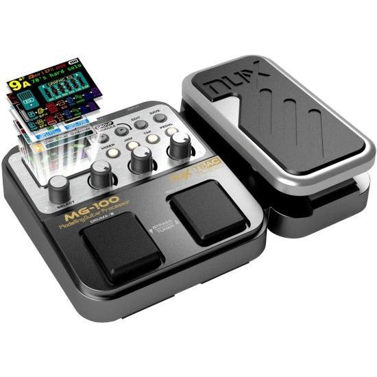 Briskdrop NUX MG 100 Multi エフェクトペダル プロセッサー バンドル with Snark Tuner and Dunlop Pick Pack mg100バンドル 0_3