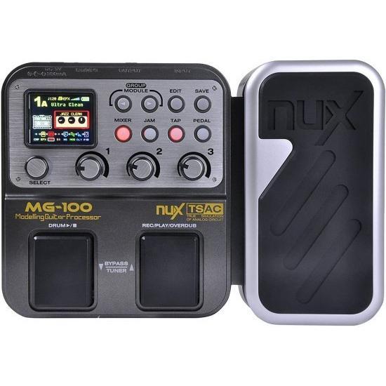 Briskdrop NUX MG 100 Multi エフェクトペダル プロセッサー バンドル with Snark Tuner and Dunlop Pick Pack mg100バンドル 0_4