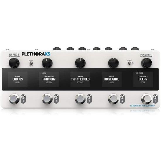 TC Electronic PLETHORA X5 TonePrint ペダル Board Loaded with all Your Favorite FX and 5 MASH Footswitches