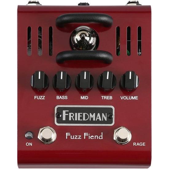 Friedman アンプlification Fuzz Fiend 12AX7 チューブ Powered Fuzz ギター エフェクトペダル
