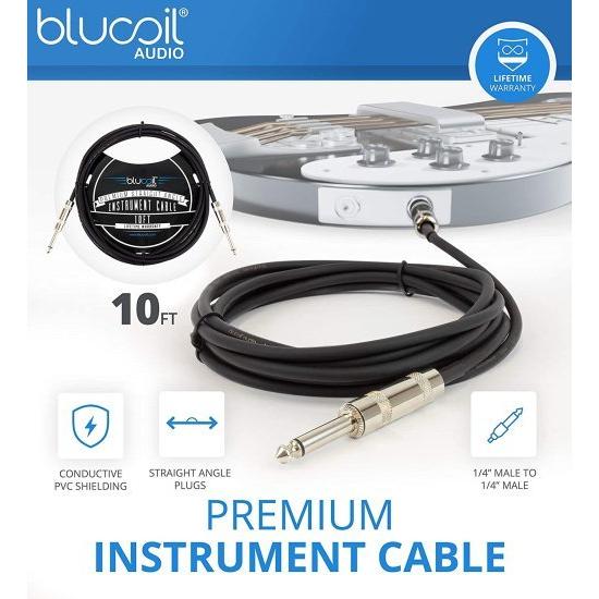 V21 Echoman Vintage Pure アナログ ディレイ ギター エフェクトペダル バンドル with Blucoil Slim 9V パワーサプライ ACアダプター, 10' 【EastWest】 Straight I