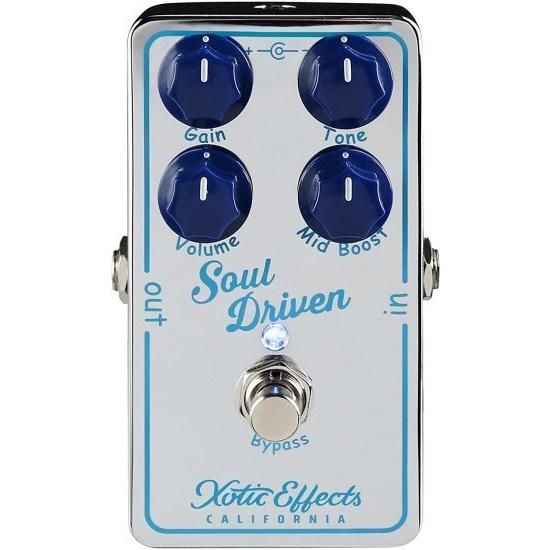 Xotic エフェクツ Soul Driven Boost \u0026 オーバードライブ エフェクトペダル