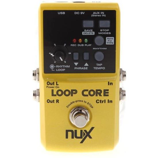 NUX Loop Core Violao ギター エレクトリック エフェクトペダル 6 Hours Recording Time Built-in Drum Patterns Musical Instrument Parts TS Showcase