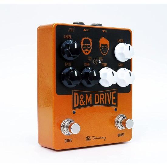 Keeley D&M Drive オーバードライブ and Boost ペダル， Orange (KDMDrive)_1