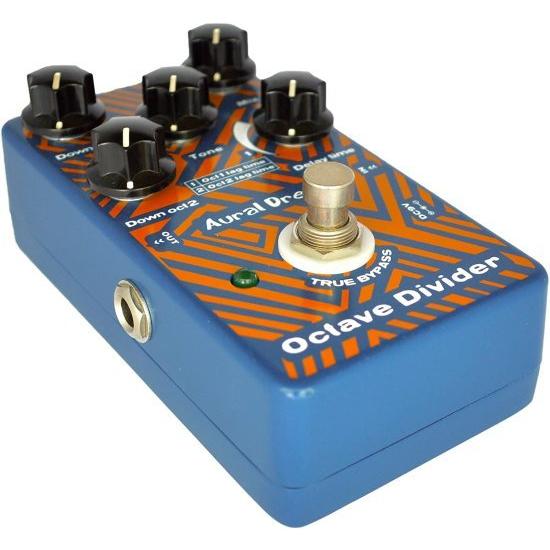 Aural Dream Octave Divider Digital ギター エフェクトペダル with drop 1 octave and 2 octaves Including adjustable time difference トゥルー バイパス_3
