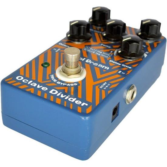 Aural Dream Octave Divider Digital ギター エフェクトペダル with drop 1 octave and 2 octaves Including adjustable time difference トゥルー バイパス_4