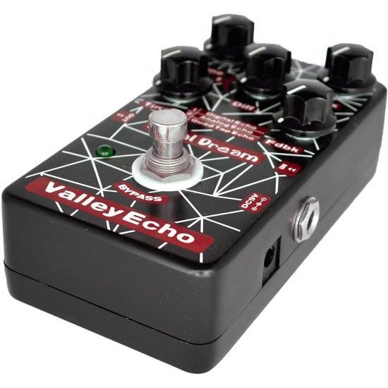 Dream Valley Echo Digital ディレイ ギター エフェクトペダル with 3 models including アナログ and QuadTap Echo effect トゥルー 【EUROLIVE】 バイパス