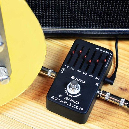 JOYO 6-Band EQ ペダル with Isolated ギター エフェクトペダル パワーサプライ_3
