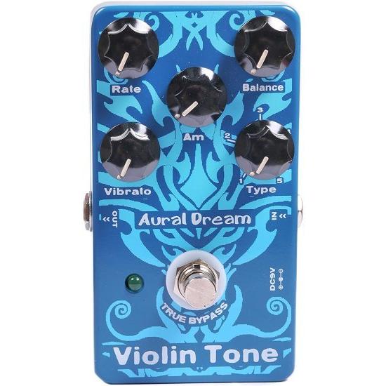 Aural Dream Violin Tone Synthesizer ギター エフェクトペダル includes harmonic violin,concert violin,solo violin 8' and violin 8' with Vibrato and