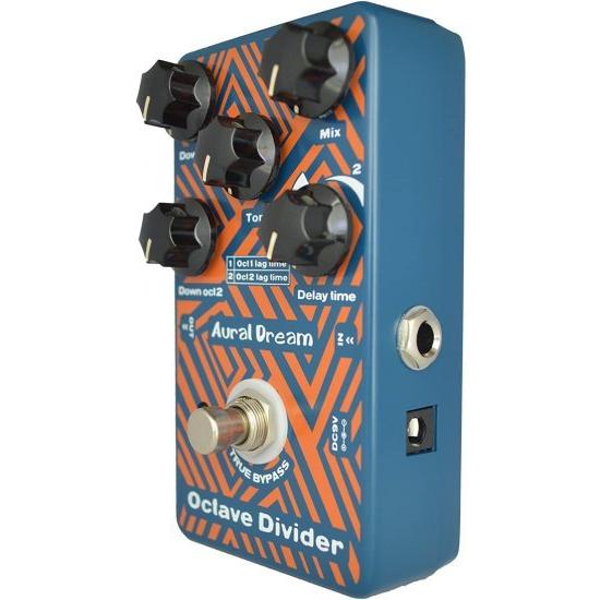 Aural Dream Octave Divider ギター エフェクトペダル includes drop 1oct and 2octs with adjustable time difference_2