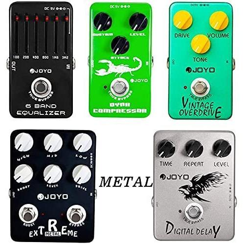 JOYO ペダル for Heavy Metal エレクトリック ギター エフェクツ Recommended Budget ペダル 5pcs in バンドル