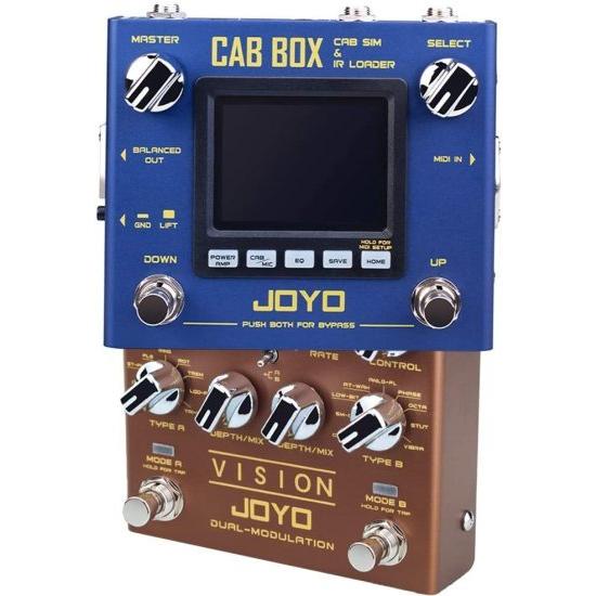 JOYO ペダル Dual Channel Modulation & Cab Box アンプ Simulator ペダル for エレクトリック ギター エフェクツ Most Frequently Combination Budget ペダ