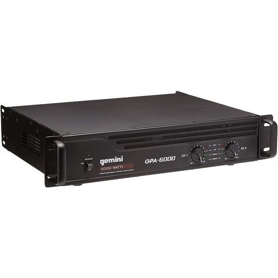 Gemini GPA-6000 5000W Professional DJ パワー アンプ