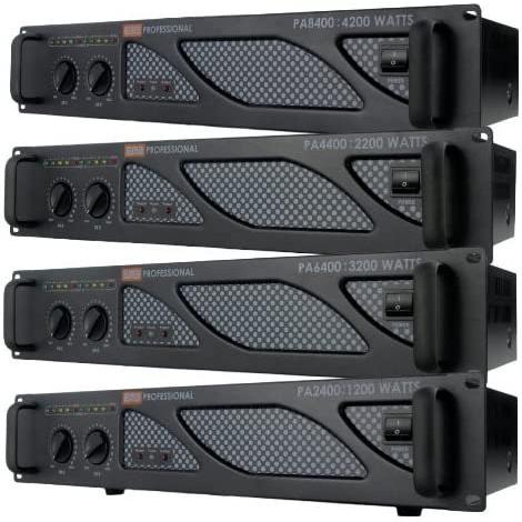 EMB Pro PA8400 Rack Mount Professional DJ パワー アンプ 4200W PA Band Club For HOME DJ KARAOKE ENTERTAINMENT