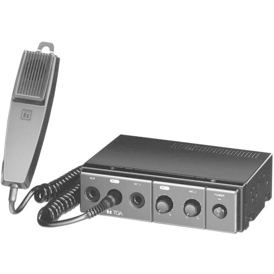 TOA CA-160 Mobile Mixer/アンプ， 60W Rated Output， Supports 4 or 8 Ohm スピーカー Loads， Two マイクロホン Inputs with Volume Controls， Handheld マ