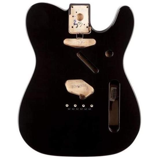 Fender Alder テレキャスター ボディ - Vintage Bridge Routing - Black