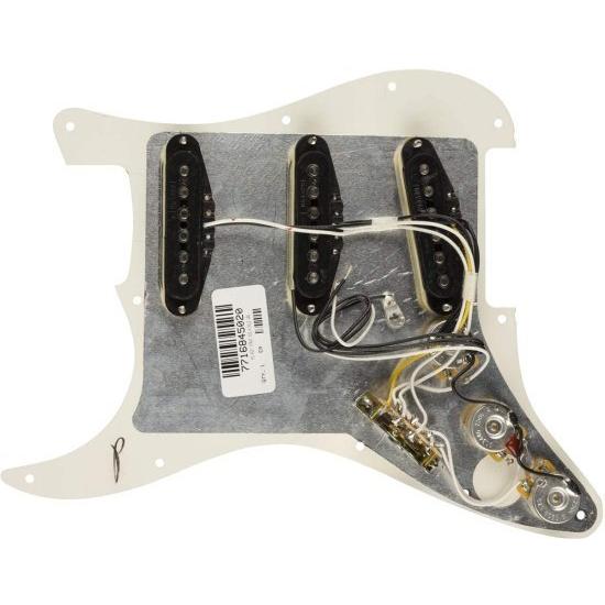 Fender Hot ノイズレス Prewired ストラトキャスター ピックガード - 3-Ply White_2