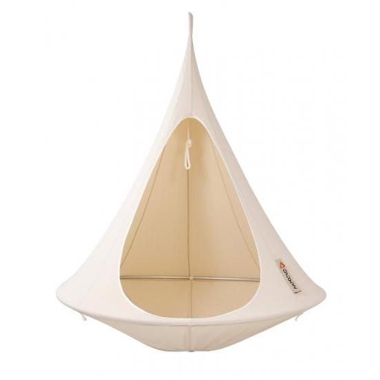 CACOON(カクーン) テント型ハンモック ナチュラルホワイト シングル