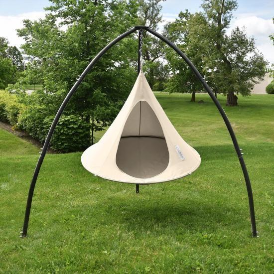 CACOON(カクーン) テント型ハンモック ナチュラルホワイト シングル
