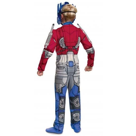 Optimus Prime Costume， Muscle Transformer Costumes for Boys， Padded Character Jumpsuit， Kids Size_2