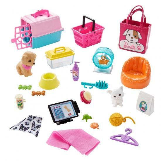 バービー(Barbie) ペットショップ トリミングも! 【着せ替え人形】【ドール、アクセサリーセット】【3歳~_4