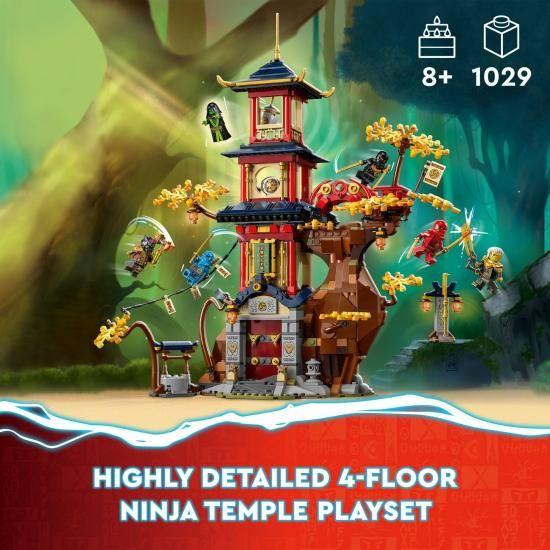 レゴ(LEGO) ニンジャゴ ドラゴンエナジーコアの神殿 71795、ニンジャゴ寺院とミニフィギュア6体(コール、_1