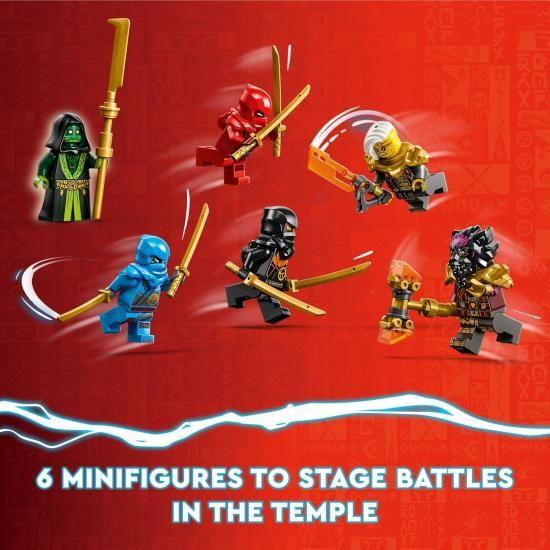 レゴ(LEGO) ニンジャゴ ドラゴンエナジーコアの神殿 71795、ニンジャゴ寺院とミニフィギュア6体(コール、_5