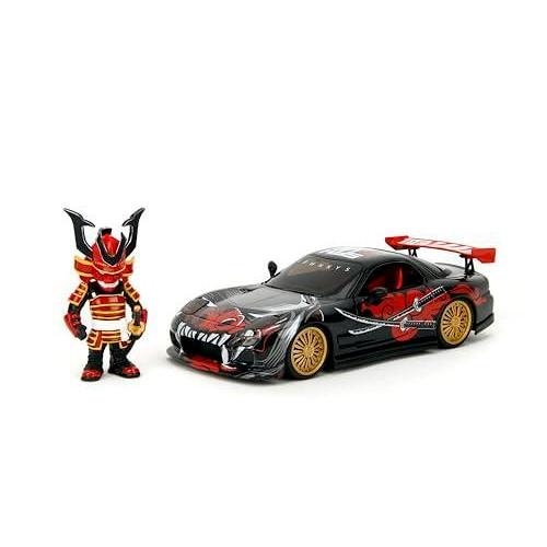 Jada Toys Lab Monkeys 1:24 1993 マツダ RX-7 ダイキャストカー \u0026 2.75インチ サル フィギュアの画像